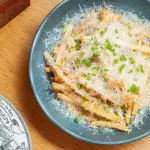 Batata com queijo parmesão