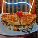 Wafle de Carne desmechada