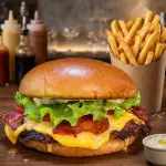 Bacon Cheese +papitas