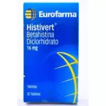 HISTIVERT 16MG 30 TABLETAS