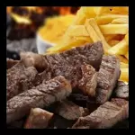 Carne com fritas