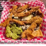 Nachos con Tiras de Pollo