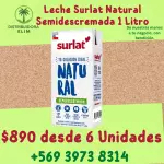 LECHE SURLAT NATURAL SEMIDESCREMADA