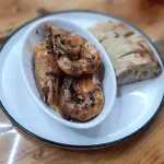 Camarones al limón y peperoncino