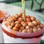 Michelada con botana