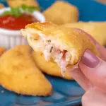 Pastel Frito Presunto e Queijo