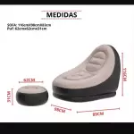 🌟SOFA INFLABLE CON POSA PIE🌟