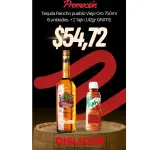 6 TEQUILA RANCHO ORO +1 TAJIN 142GR
