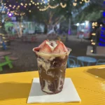 Açaí no copo com frutas