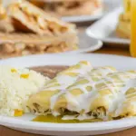 Enchiladas Suizas (4 pzs) Comida
