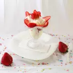 Fresas con crema