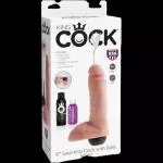 DILDO EYACULADOR 8″ CON TESTICULOS