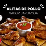 Alitas de pollo sabor barbacoa