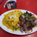 Spaghetti a la huancaína