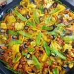 Paella Filé de Robalo (eventos)
