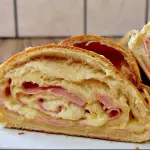 ROSCA DE PRESUNTO E MUSSARELA