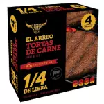 Torta Beef 1/4 Pound El Arreo Box 4