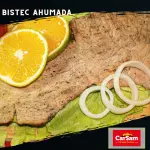 Bistec ahumada.