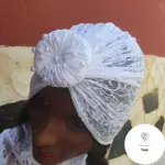 Turbante Moño Perlado