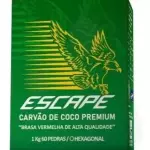 Cx Carvão Escape 1kg