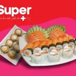 Super combinado de salmão + Coca 600
