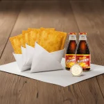 4 PASTELES + 2 MALTA + 2 SALSA