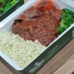 Carne de panela c/arroz couve-flor