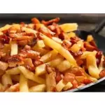 Batata frita com bacon 300g
