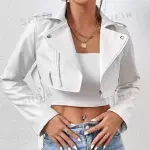Chaqueta de cuero (Blanca)