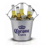 Balde com 5 corona long neck
