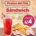 Promo Sandwich + jugo