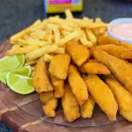 Filé de Tilápia com fritas