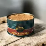 Paçoca trufada com doce de leite