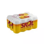 Cerveja Skol Pilsen lata 350ml 12 u