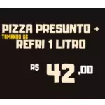 PIZZA PRESUNTO + REFRI 1 LITRO