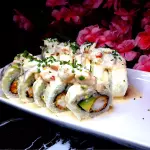 ROLL ACEVICHADO ENVUELTO EN QUESO