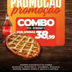 Combo -  Pizza+Refri 1L por R$ 38,99