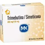 TRIMEBUTINA+SIMETI CAJA X30 TABLETAS