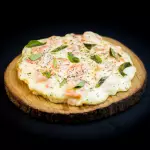 Arepa con Camarones