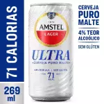 Amstel Ultra Sem Glúten Lata 269ml