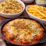 Parmegiana para 3 - com Espaguete