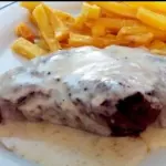 Lomo de ternera c/ salsa  roquefort