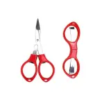 TESOURA LUX DOBRAVEL VERMELHA