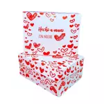 Cajas Corazones Rojos (Sin Acetato)