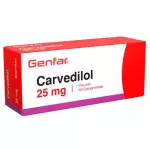 CARVEDILOL 25MG CAJA X 30 COMPRIMIDO