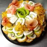 TORTA DE SUSHI VEGETARIANA 100 P.
