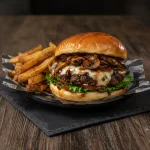 Honey Teriyaki Swiss & mushroom