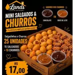 Salgadinhos e Churros 25 Unidades