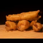 Berenjenas en Tempura y Miel