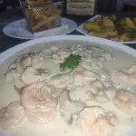 Pechuga en salsa blanca